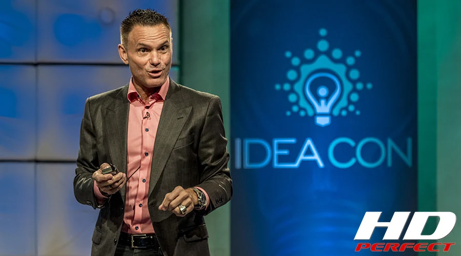 Corporate keynote speaker filmed by HDPerfect